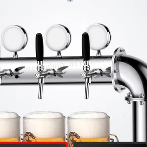 高品质定制金属数控弯曲零件酒吧餐厅工艺啤酒设备导管