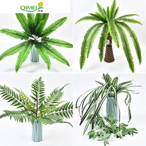 Hojas Verdes Artificiales, Plantas de Seda, Plantas Verdes Realistas, Ramos de Vegetación Artificial, Tallos Florales, Bonsái para Decoración - Product Image 5