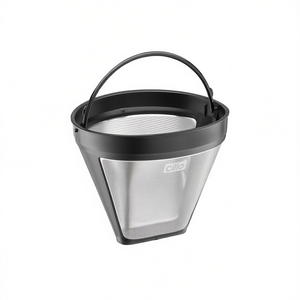 Cilio <b>Coffee</b> Permanent Filter Stainless Steel Size 4 For Drip <b>Coffee</b> <b>Makers</b> - Product Image 2