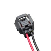 Connecteur femelle automobile 2 broches pour feux de brouillard de voiture, faisceau de câbles pré-câblé, 90980-10899
