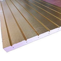 Panneau de chauffage au sol anti-corrosion XPS, XPS avec plaque en aluminium, système de chauffage au sol à sec, panneaux d'isolation intérieurs