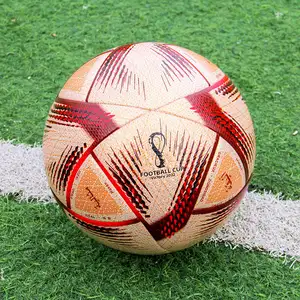 Goedkope Prijzen Hoge Kwaliteit Pu Pvc Promotionele Opblaasbare Voetballen Training Wedstrijden 5 Maten Custom Logo Voetballen Sportbal