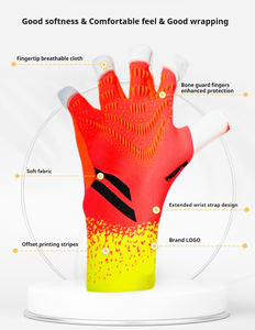 Keeperhandschoenen voor buiten training, heren, dames, kinderen, sport, voetbal, keeperhandschoenen met aangepast logo - Product Image 2