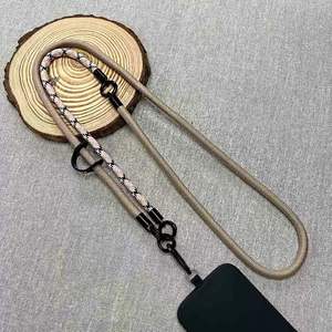 Adjustable Universal Crossbody Neck Phone Strap T Shape Tab Jacquard Printed <b>Polyester</b> <b>Lanyard</b> with Hook Accessory - Product Image 2
