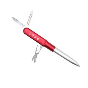 Wholesale <b>Multi</b>-Function <b>Pen</b> Knife Logo Printed Gifted <b>Multi</b> Function Tool <b>Pens</b> for Corporate - Product Image 1