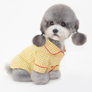 Venta al por mayor nuevos y cómodos pijamas para perros de alta gama de poliéster suave ropa de casa acogedora para el verano y el invierno nueva ropa de dormir para mascotas - Product Image 5