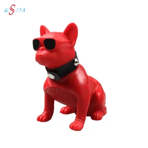 Mini alto-falante de brinquedo com desenho de cachorro, mini alto-falante portátil sem fio com música USB para uso ao ar livre, desenho mais recente