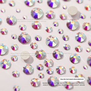 2088 Nail Art genuino Huazi strass misti Flat Back austria cristallo irregolare strass Super lucido di lusso leggero - Product Image 1