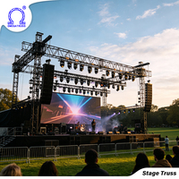 Sistema de Entramado de Aluminio Personalizable para Exteriores, Estructura de Entramado Resistente y Modular para Eventos Musicales y Exhibiciones