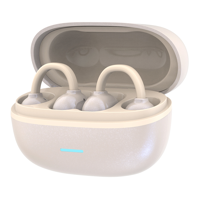 D04 Tws Earphone Earbuds Bt Version5.4 Open Earhook Wireless Ear Clip Design Headphone Long Standby Sports Calling Game Headset