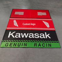 Tapis 3D imprimé antidérapant pour moto, tapis de présentation, décoration de garage, tapis de moto, tapis de stationnement personnalisé
