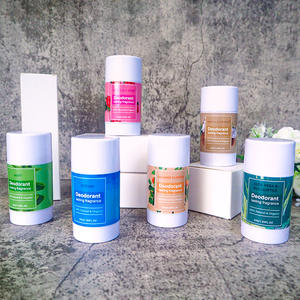 Baume corporel minéral parfumé unisexe végétalien naturel, déodorant et anti-transpirant hydratant - Product Image 3