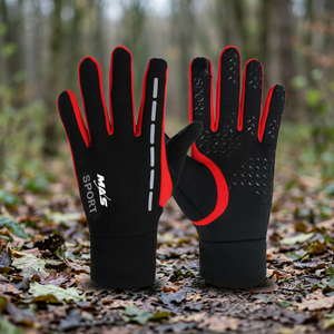<b>Touch</b> Screen Waterproof Palm Protection Thermal Windproof 3M for Winter Cycling Bike <b>Gloves</b> for Unisex - Product Image 2