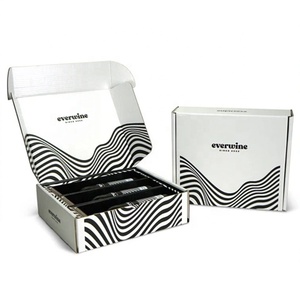 Tùy chỉnh bán buôn các tông sóng chai rượu vang đóng gói quà tặng hộp vận chuyển với logo - Product Image 6