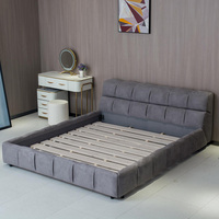 Lits modernes en cuir et en bois king size de bonne qualité ensemble de mobilier pour chambre à coucher de maison cadre de lit queen complet design de chambre à coucher de luxe