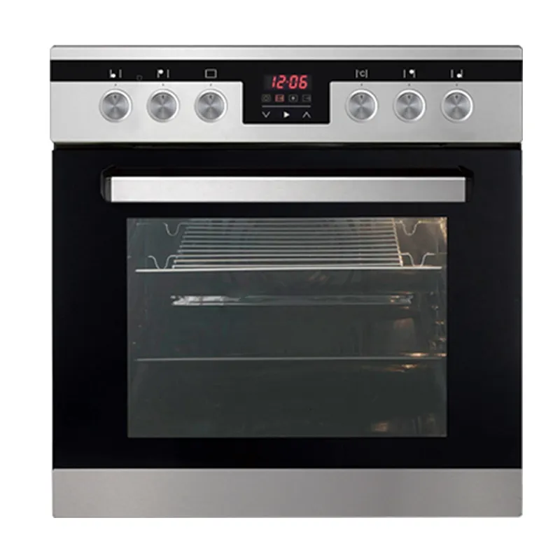 Oven Microwave Oven listrik hitam multifungsi 60L/80L OEM Harga terbaik penggunaan di rumah
