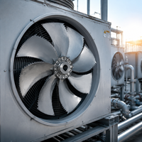 Pale de ventilateur axial en alliage d'aluminium haute température pour évaporateur, condenseur
