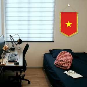 Banderas Pequeñas para Coche al por Mayor, 20x30cm, Decoración de Pared de Vietnam, Pequeños Adornos Colgantes con Impresión Digital - Product Image 4