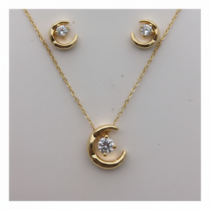 Set di gioielli in stile Vintage di alta qualità per le donne di lusso con Design retrò collana e orecchini in due pezzi durevoli da festa - Product Image 1