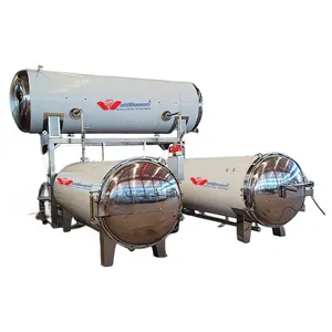 industrial food sterilizer autoclave water spray retort machine price
