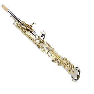 Sassofono <span class=keywords><strong>Sopranino</strong></span> Professionale in Ottone con Chiave in Si♭ e Laccatura Dorata, Accetta Ordini OEM - Product Image 1