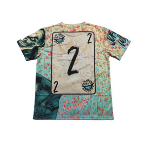 Camisetas sublimadas unisex con cuello redondo y estampado completo - Product Image 4