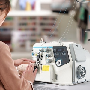 Nueva Máquina de Coser Industrial Computarizada de Cama Plana, Overlock de Alta Velocidad con Triple Aguja y Costura Continua - Product Image 4