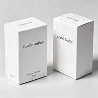 Boîte à parfum en papier pliable personnalisée, emballage cosmétique de luxe pour flacon de parfum de 30 ml et 50 ml