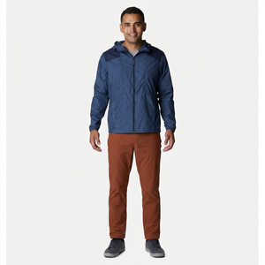Unisex Wholesale Men's Autumn Windbreaker Jacket Polyester/Cotton Breathable <b>Waterproof</b> Outdoor <b>Set</b> Hooded Vintage Style Liner - Product Image 1