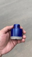후하오 다이아몬드 코어 드릴 비트 M14 샹크 30-100mm 작업 길이 도자기 타일 콘크리트-진공 브레이징 홀쏘 3년 보증