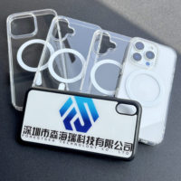Nouveau étui de téléphone transparent pour iPhone 15 Plus 16 Pro Max grossistes magnétiques étuis de téléphone portable en plastique pour Samsung S24 Ultra S23 S22
