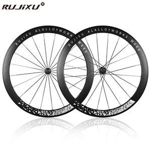Paire de roues de vélo de piste <span class=keywords><strong>fixie</strong></span> à vitesse unique 700C personnalisée alliage 50mm jante piste <span class=keywords><strong>fixie</strong></span> ensembles de roues de vélo - Product Image 1