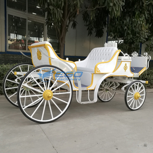 <b>Double</b>-row Electric Sightseeing Carriage Princess Wedding Carriage High-quality Electric Carriage Four-wheeled Carriage - Product Image 6