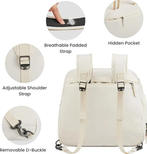 Factory OEM Pickleball Paddle <b>Backpack</b> for <b>Women</b> Men Waterproof Pocket Pickleball Tote Bag with Shoe Compartment - Product Image 5