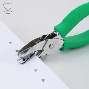 Wholesale heart shaped custom hole punch Tools For Books And Binders 