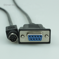 Cable de programación de PLC MINI DIN 8 TO D, cable subserial, 1 unidad, 1 unidad