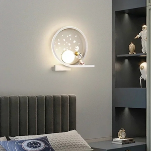 Lámparas de Pared LED Modernas con Diseño de Astronauta, para Sala de Estar, Cuarto de Niños, Dormitorio de Bebé, Mesita de Noche, Iluminación Interior - Product Image 2