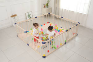 โรงงานจอลลี่เบบี้จีน <span class=keywords><strong>ราคา</strong></span>โรงงานโดยตรง จำหน่ายคอกกั้นเด็กแบบไม้ พับได้ สำหรับใช้ภายในอาคาร - Product Image 6