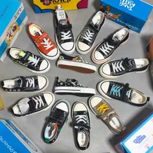 Zapatos de Lona para Niños al por Mayor, Lotes a Granel, Estilos Variados, Moda <span class=keywords><strong>Casual</strong></span>, Precio Económico - Product Image 1