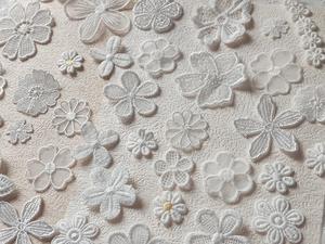 Custom New Beauty Design Lace Applique For Clothing