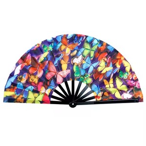 Tùy chỉnh cá nhân tre Clack Fan thăng hoa khoảng trống Fan Logo gấp người hâm mộ cầm tay đám cưới bên khiêu vũ - Product Image 5