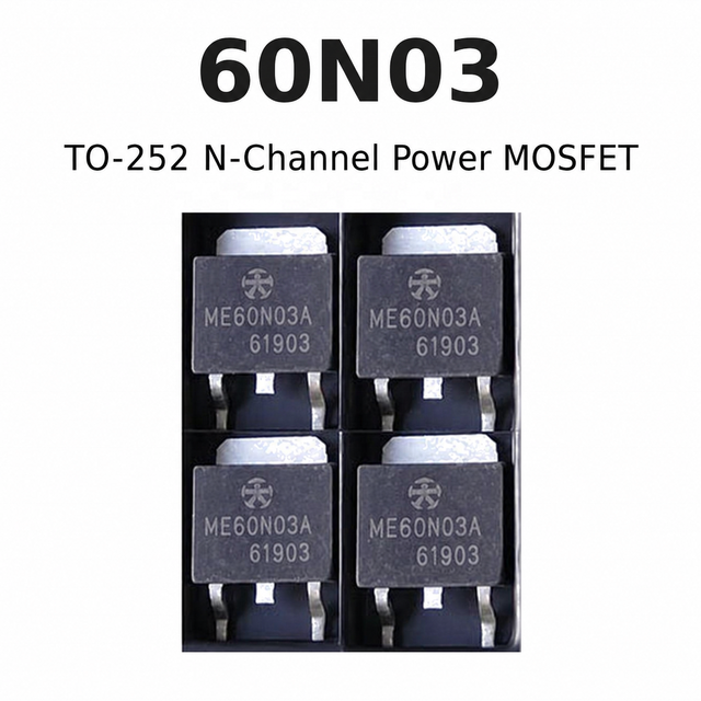 NTD60N03 TO-252 N Channel MOSFET for Low Voltage High Current Control