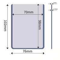 Protège-cartes transparents ultra-clairs 35pt Top Loader 3x4 Pro pour cartes de sport, de baseball et TCG