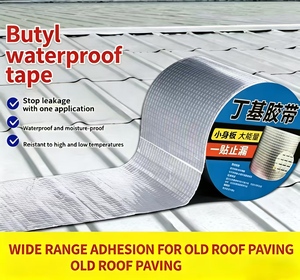 Cinta <span class=keywords><strong>de</strong></span> Butilo <span class=keywords><strong>de</strong></span> Aluminio Superfuerte e Impermeable - <span class=keywords><strong>Membrana</strong></span> Impermeable Exterior <span class=keywords><strong>para</strong></span> Techos <span class=keywords><strong>de</strong></span> Acero, Goteras en Canaletas y Impermeabilización <span class=keywords><strong>de</strong></span> Sótanos - Product Image 4