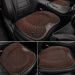 Gel Summer <b>Cool</b> Car Seat Cushion Backrest Universal Travel Seat Office Chair Breathable Gel Cushion <b>Pad</b> - Product Image 2