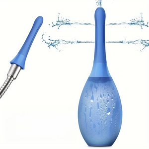 OEM Bendable Silicone Bocal Enema Bulb Kit Anti-Backflow Shower Douche para Colon Cleanse <span class=keywords><strong>Anal</strong></span> Sex Toys para Homens e Mulheres - Product Image 1