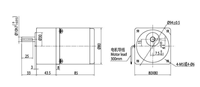 Moteur à induction micro-AC 25W 110V 60Hz monophasé pour extracteur de miel