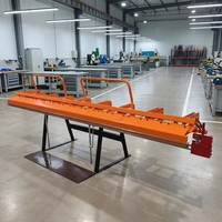 Cintreuse plieuse manuelle 3200 mm pour tôles, facile à utiliser, vente directe usine, machine personnalisée pour le pliage