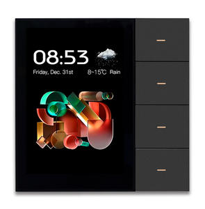 TIANLAI F3-Pro Zigbee kablosuz Luxucry uzaktan kumanda akıllı ev işık dokunmatik Screent anahtarı - Product Image 2