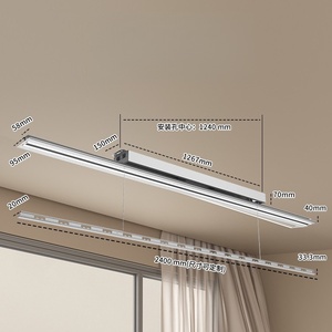 Nouveau Séchoir à Linge Pliable Entièrement Dissimulé à Pôle Unique pour Balcon, Entièrement Automatique, pour Salon - Product Image 3
